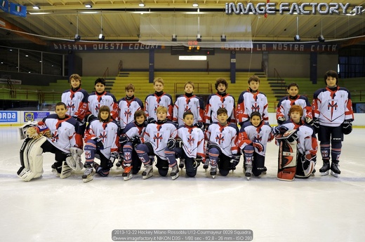2013-12-22 Hockey Milano Rossoblu U12-Courmayeur 0029 Squadra